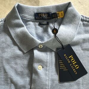 NWT Polo by Ralph Lauren Blue Classic Polo Shirt